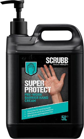 SCRUBB Industrial Hand Care Products - Super Protect, Scrubb Beaded Orange, Scrubb Lime Cleanse, Scrubb Power Condition