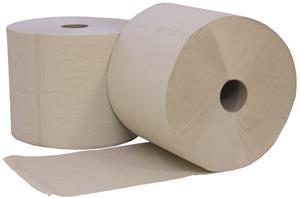 Lucart 852256 EcoNatural 3 Ply 800 Sheet Dairy Wipe x 2 Rolls