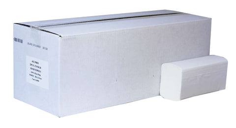 Lucart 864051 Strong Z20 Z-Fold White 2 Ply Paper Towel x 3000 (Replacement product)