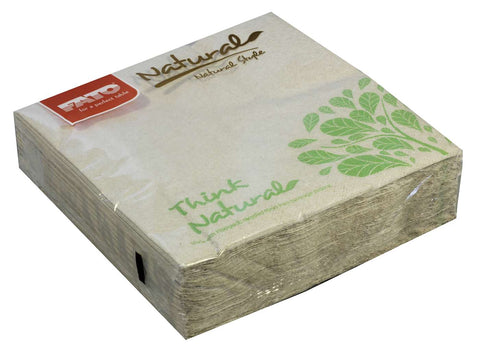 Lucart 8259500 EcoNatural Napkins 33 x 33cm 2 Ply x 1,350