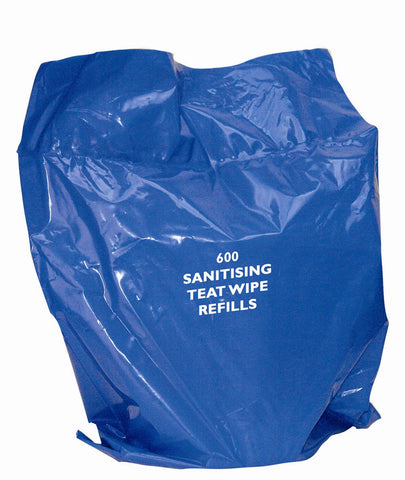 Standard Dairy Teat Wipes x 3 x 600 of Refills & Bucket