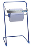 Katrin Wiping Roll Blue Steel Floor Stand for any wiping roll up to 40cm wide