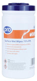 PRO 70% IPA Surface Wet Wipe White 10 tubs x 200 wipes