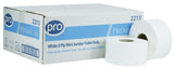 PRO Mini Jumbo 2 Ply White Toilet Tissue 150m (60mm core) x 12