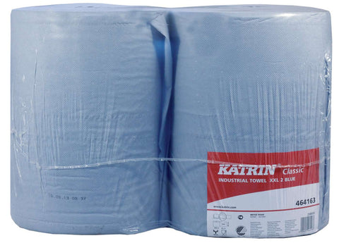 Katrin Classic 464163 1000 Sheet 2ply Blue 38cm x 380m x 2 Rolls