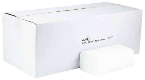 PRO M-Fold 2 Ply White Paper Towels x 2310