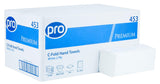 PRO C-Fold 2 Ply White Hand Towels Pure pulp 22 x 30cm X 2400