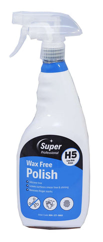 Wax Free Polish H5 Trigger Spray 6 X 750ml
