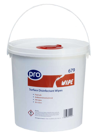 Pro Surface Disinfectant Wet Wipes 4 x 500ml