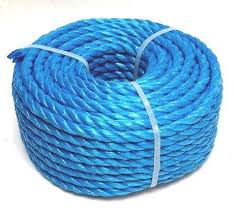 Polypropylene Blue Rope Coil 6mm, 8mm, 10mm x 30m roLLS and Fencing Pins