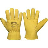 Leather Lined Work Gloves Pack of 6