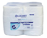 Lucart 812223 AquaStream 2 ply Mini Jumbo Toilet Rolls x 12 Rolls