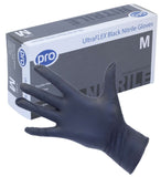 PRO Ultragrip Nitrile Gloves Black 10 x 100 & 5 x 100