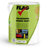 Chlorinated Rubber Road Line Paint White,Yellow,Red,Black,Light Blue x 5lt