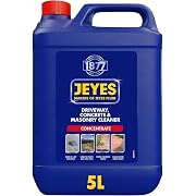 Jeyes Concentrated  5LT Makes 50-100 Litres Concrete/Masonry/Driveway Cleaner Heavy Duty Removes Grease, Moss & Algae & Oil