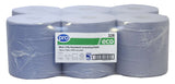 PRO Blue 2 Ply Economy Centre-feed Roll x 6