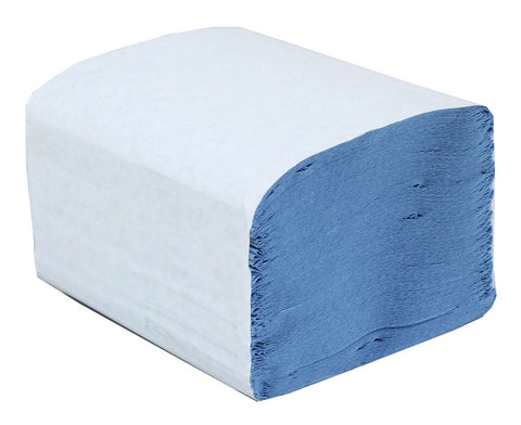 PRO Blue Mini Interfold 1 Ply Paper Hand Towel X 7,200