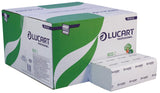 Lucart 864042 Eco Z-Fold White 2 Ply Paper Towel x 3,000