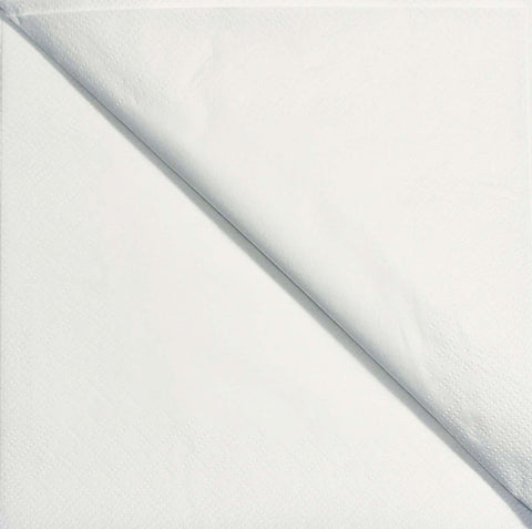 White Napkin Quarter folded 40cm 3 Ply soft tissue X 1000
