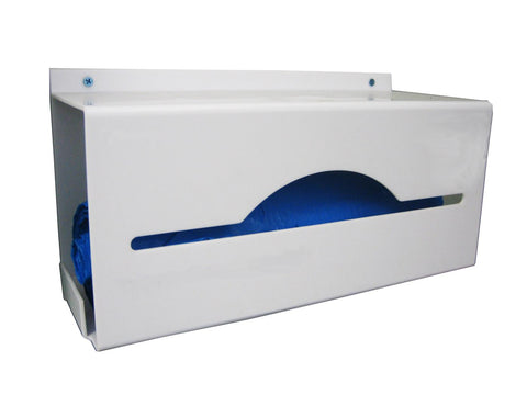 Dispenser for Aprons on Rolls White Plastic Wall mounted Dispenser